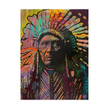 Dean Russo 'Native American IV' Canvas Art,14x19